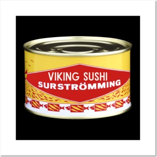 Viking Sushi Surströmming Posters and Art